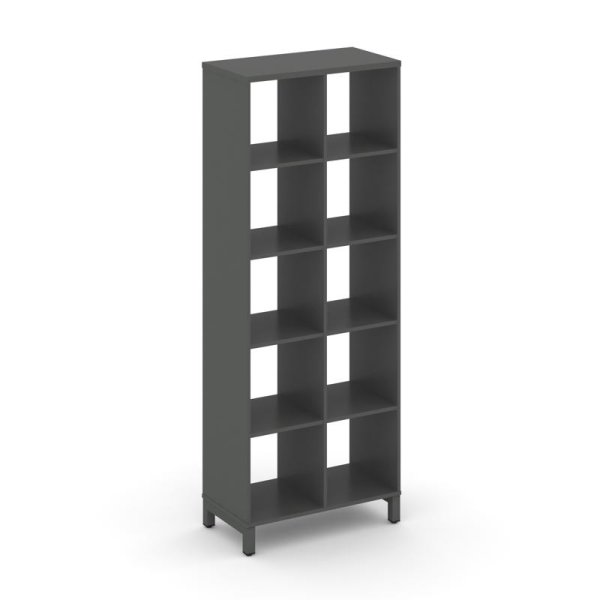 Каркас стеллажа 5 ярусов SN.KS-520 (754х400х1982) (Антрацит/Металл Антрацит)