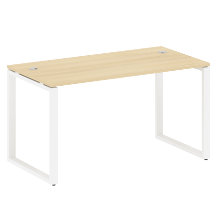 Стол письменный Metal System Style БО.СП-3 1400x720x750 (Акация/Белый металл)