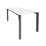 Рабочая станция на П-образном м/к Onix O.MP-D.RS-2.0.8 780x1635x750 (Тиквуд Темный/Белый Металл)