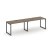 Рабочая станция 1 сторонняя SN-4O.ORS-013 (2760х700х750) (Тиквуд Светлый/Металл Антрацит)