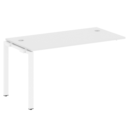 Проходной наборный элемент рабочей станции Metal System Style БП.ПРС-СП-1.3 1400x720x750 (Белый/Белый металл)