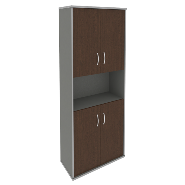 Шкаф Riva А.СТ-1.5 770x365x1980 (Венге-Металлик)