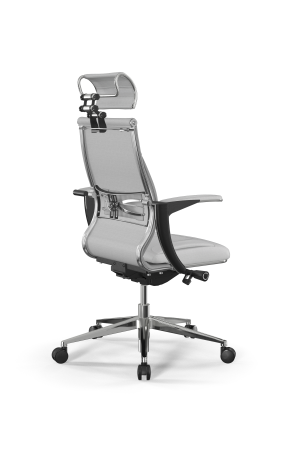 Кресло для руководителя Метта Samurai M3-11U - Infinity /Kc06/Wm06/U1mL-mL/H2cL-3D(M26.B32.G25.W03) (Белый)