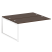 Проходной наборный элемент рабочей станции Metal System Style БО.ПРС-СП-2.4 1600x1475x750 (Дуб Наварра/Серый металл)