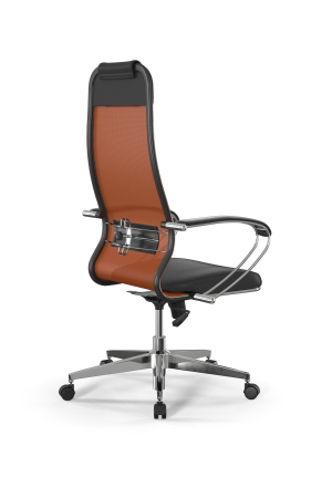 Кресло для руководителя Метта Sit 10 B1-115K - T+Extra /Um00/Wm12/K1cL(M09.B22.G18.W02) (Черный | Оранжевый)