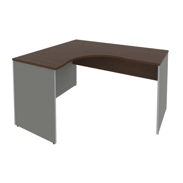 Стол криволинейный Riva А.СА-3 Л 1400x1200x750 (Венге-Металлик)