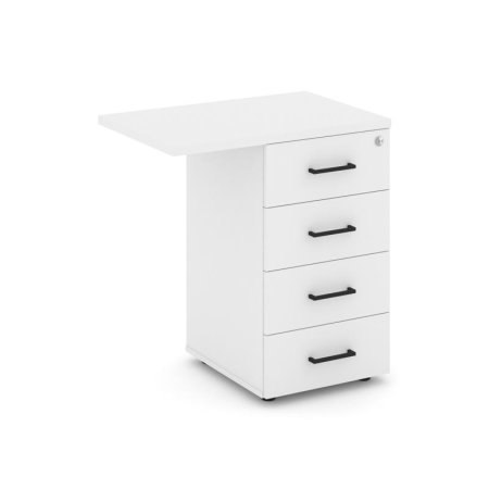 Тумба приставная SN.TPP-002 (416/700х460х750) (Белый)