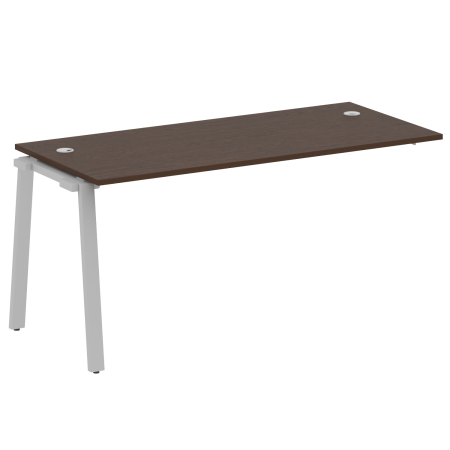 Проходной наборный элемент рабочей станции Metal System Style БА.ПРС-СП-1.4 1600x720x750 (Венге Цаво/Серый металл)