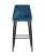 Стул барный Диего велюр пыльно-синий (Стул барный Диего синий)
