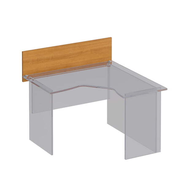 Экран настольный без кронштейнов Формула ФР 412 1180x380x16 (Вяз светлый)