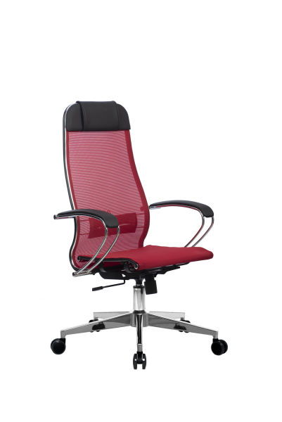 Кресло для руководителя Метта МЕТТА-12(MPRU)/подл.131/осн.004 (Красный)