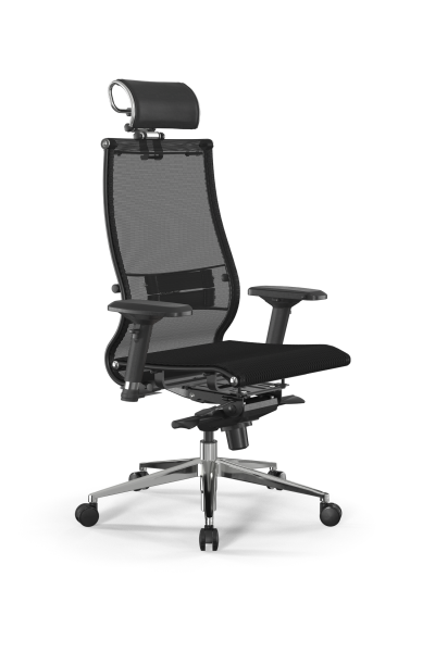 Кресло для руководителя Метта Samurai L2-9D - TS /Kb00/Nb00/D04P/H2cL-3D(M06.B32.G11.W03) (Черный)