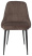 Стул для кухни KF-5 коричневый Light 10 металл черный на ножках (KF-5/LT10) (Коричневый)