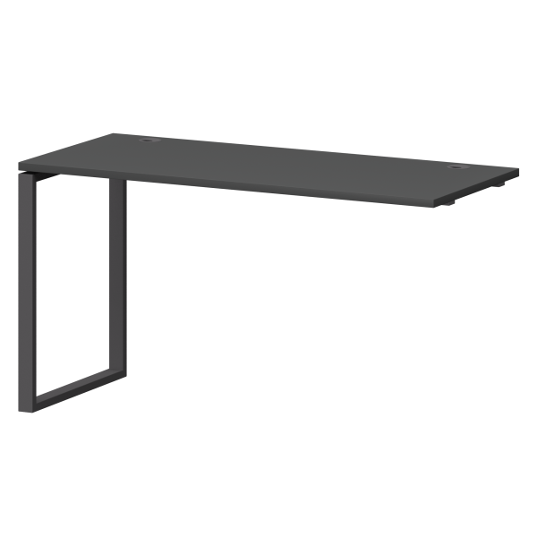 Модуль линейный на металлокаркасе Смарт СМС25-О-14К.60Э.Пр25 1400x600x750 (Графит/Антрацит)