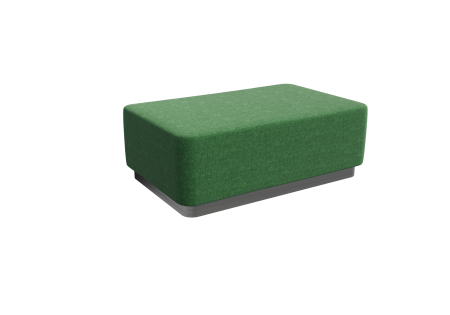 Пуфик PV-6 (Velvet Lux 77/Серебро)