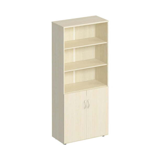 Шкаф для документов полузакрытый Комфорт МП2 К 371 800x380x2000 (Дуб шамони светлый)