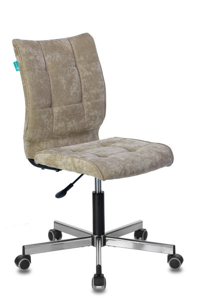 Кресло Бюрократ CH-330M/LT-21 без подлокотников песочный крестовина металл (Компьютерное кресло CH-330M песочный)