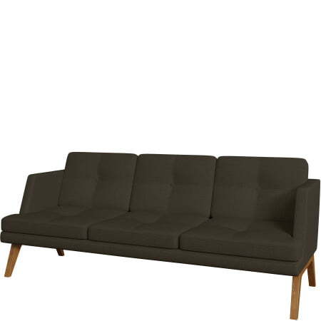 Диван офисный 3-х местный Беверли (Диван 3-местный bravo_v_dark_brown)