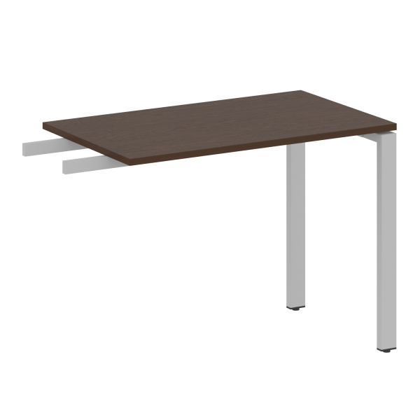 Приставной элемент БП.ПР-3 1000x600x750 (Венге Цаво/Серый металл)