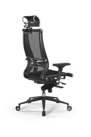 Кресло для руководителя Метта Samurai L2-16D - TS+Infinity /Kb09/Nb09/D04P/H2cL-3D(M06.B11.G21.W04) (Черный)