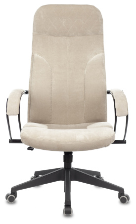 Кресло руководителя CH-608Fabric песочный Light-21 крестов. пластик (Бежевый)