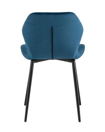 Стул Эдвин велюр синий (Стул кухонный Эдвин синий)