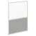 Перегородка комбинированная 1600 Rand RP160SG120 1200x22x1600 (Дуб Сонома светлый)