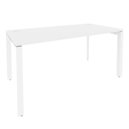 Стол рабочий на П-образном м/к Onix O.MP-SP-4.8 1580x800x750 (Белый Бриллиант/Белый Металл)