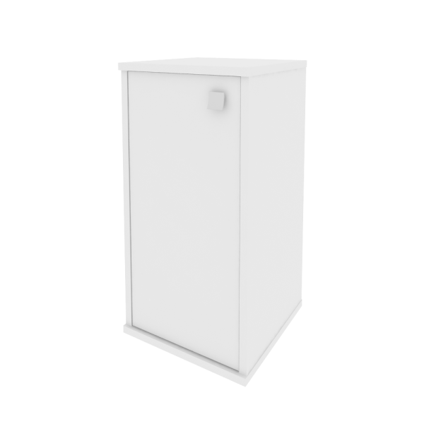 Шкаф низкий узкий, левый Style Л.СУ-3.1Л 412x410x828 (Белый)