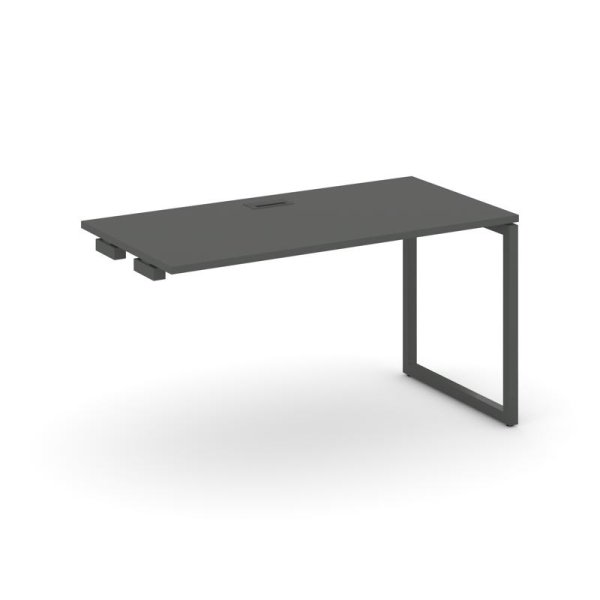 Стол-приставка к опорным элементам SN-4O.OPRS-004 (1580х600х750) (Антрацит/Металл Антрацит)