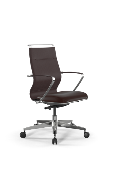 Кресло для руководителя Метта SynchroSit Well M3-192K - Extra /Ach46/Wm12/K5cL(M23.B22.G18.W03) (Темно-коричневый)