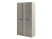 Стеллаж высокий с дверьми Solution D-77 950x414x1820 (Бетон/Кашемир)