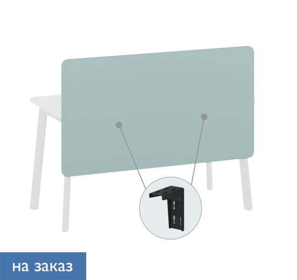 FLEX Панель стола ДСП 158 (Серо-голубой)