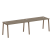 Рабочая станция на 2 рабочих места на А-образном м/к Metal System Style БА.СМ-2.3 2800x720x750 (Дуб наварра/Серый металл)