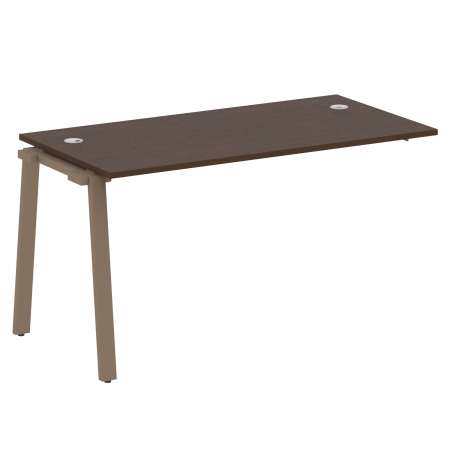 Проходной наборный элемент рабочей станции Metal System Style БА.ПРС-СП-1.3 1400x720x750 (Венге Цаво/Мокко металл)