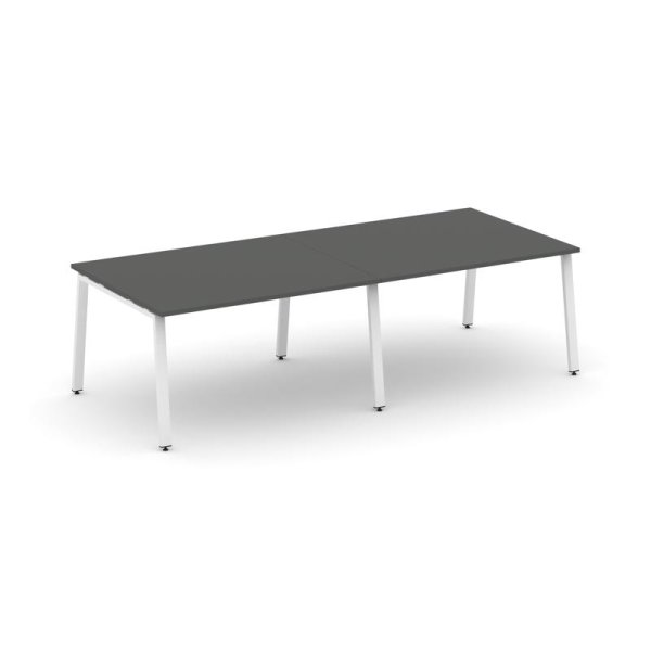 Стол переговорный SN-6A.SPRG-044.3 (3160х1180х750) (Антрацит/Металл Белый)