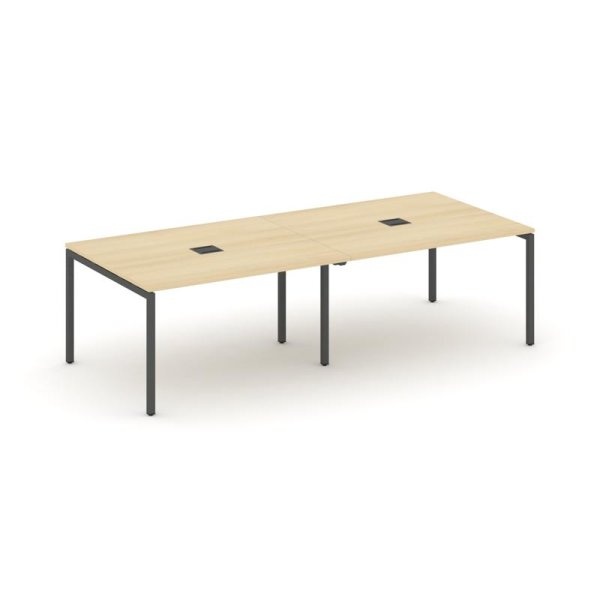 Стол переговорный SN-4P.SPRG-044 (3160х1180х750) (Акация Лорка/Металл Антрацит)