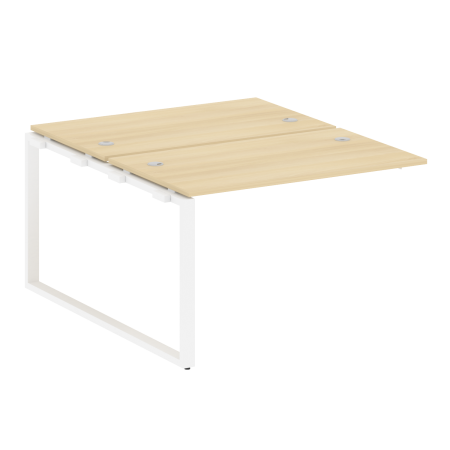 Проходной наборный элемент рабочей станции Metal System Style БО.ПРС-СП-2.2 1200x1475x750 (Акация/Белый металл)