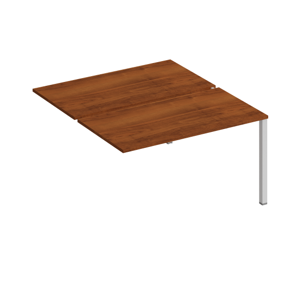 Секция стола рабочей станции на металлокаркасе КФ (2х140) Комфорт КФ К.1145-1 1400x1540x750 (Французский орехСерый)