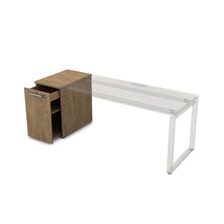 9Т.018 Тумба с выкатной секцией (450x800x750) (Teakwood)