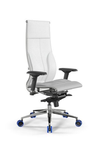 Кресло для руководителя Метта Samurai B1-10D - Infinity /Kc06/Nc06/D04P(M06.B32.G11.W03) (Белый)