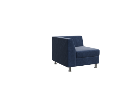 Секция с подлокотником одноместная правая PR.SP-1 (R) (Kardif 028)