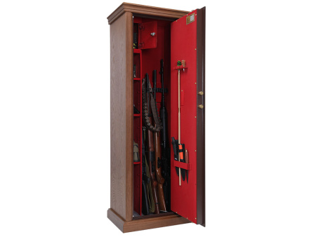 Оружейный сейф в дереве VALBERG САФАРИ EL Д (Коричневый)