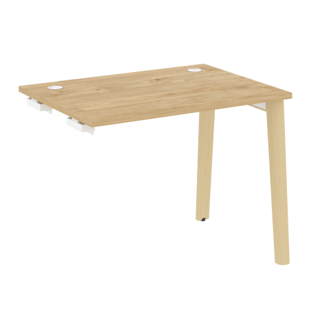 Стол-приставка к опорным элементам на деревянных опорах Onix Wood OW.SPR-1.7 980x720x750 (Тиквуд Светлый/Дуб Светлый)