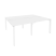 Рабочая станция на П-образном м/к Onix O.MP-D.RS-4.1.8 1960x1635x750 (Тиквуд Темный/Белый Металл)