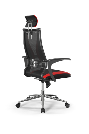 Кресло для руководителя Метта Sit 10 B2-170U - T+UMF(SY271)+Extra /Kb38/Wh09/U0mL-b/H3mL-Pf-2D(M09.B (Красный | Черный)