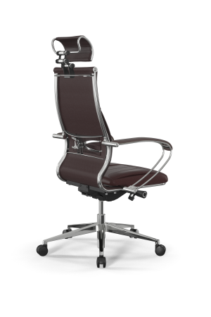 Кресло для руководителя Метта Samurai B2-11K - Infinity /Kc06/Wm06/K2cL/H2cL-3D(M26.B32.G25.W03) (Темно-коричневый)