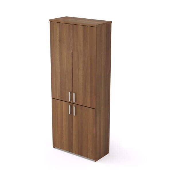 2Ш.005.5 Шкаф для документов высокий закрытый 790x370x1960 (Шамони темный)