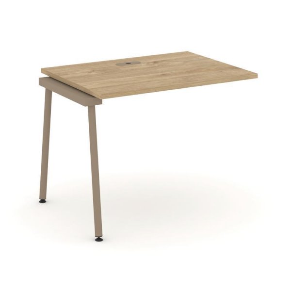 Наборный элемент рабочей станциии ES.1.NRS-1-LK (980х730х750) (Тиквуд Светлый/Металл Латте)