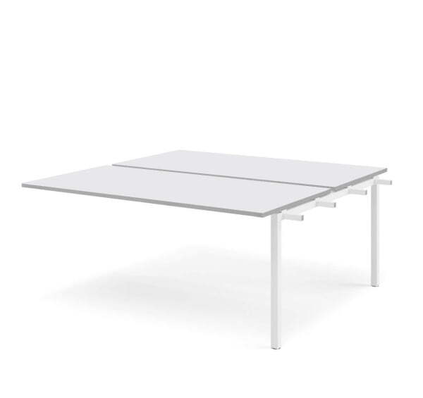 TOUR LIGHT Бенч-система 2 рабочих места 160143 (Белый/Белый металл)